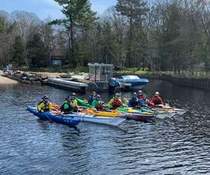 Happy Kayakers with Georgian Bay Tours!